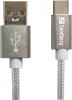 Excellence USBC3.1 > USBA 3.0, Silver (1m)