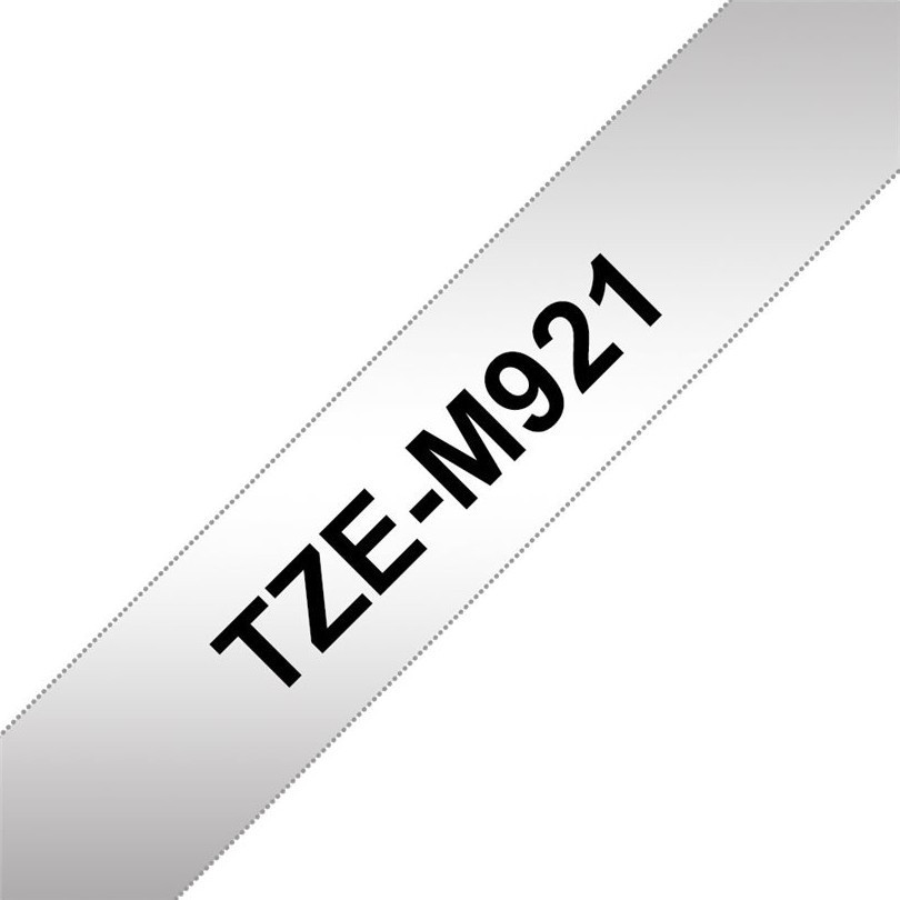 Brother TZe tape 9mmx8m black/silver mat