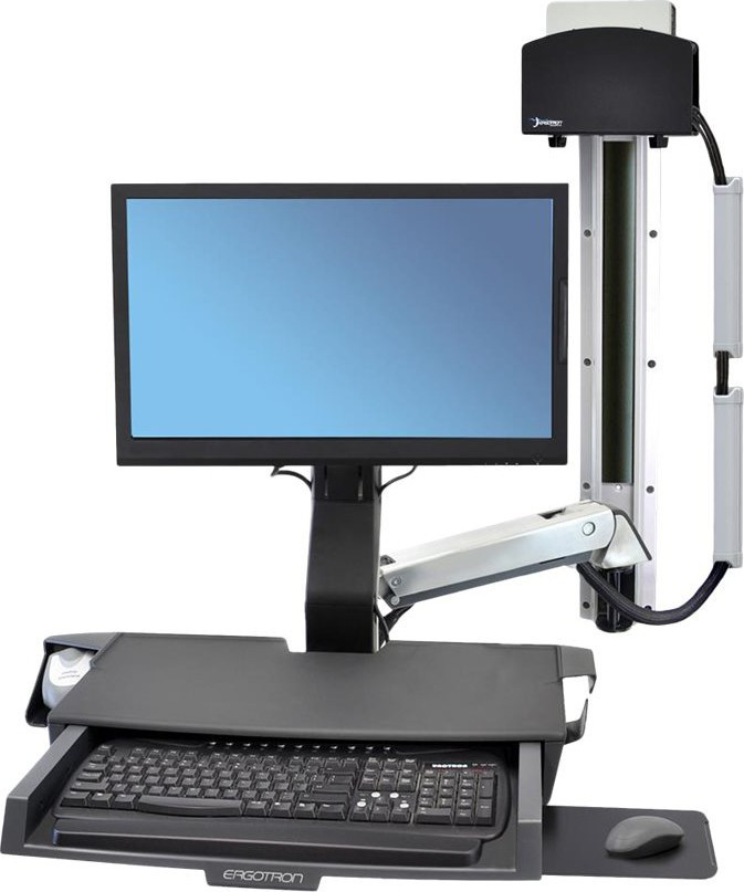 ERGOTRON SV Sit-Stand Combo System black