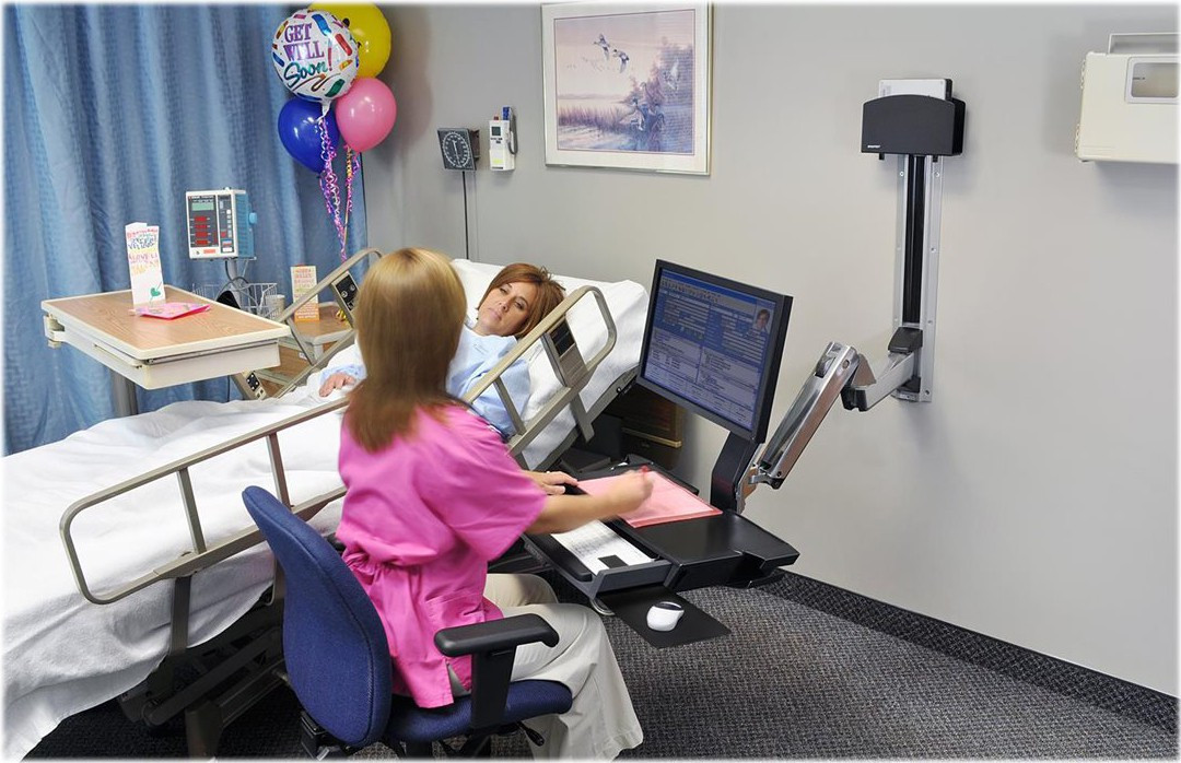ERGOTRON SV Sit-Stand Combo System black