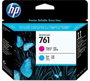 No761 magenta &amp; cyan designjet printhead