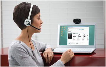 H150 Stereo headset, coconut