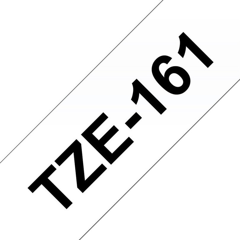 Brother TZe tape 36mmx8m black/clear