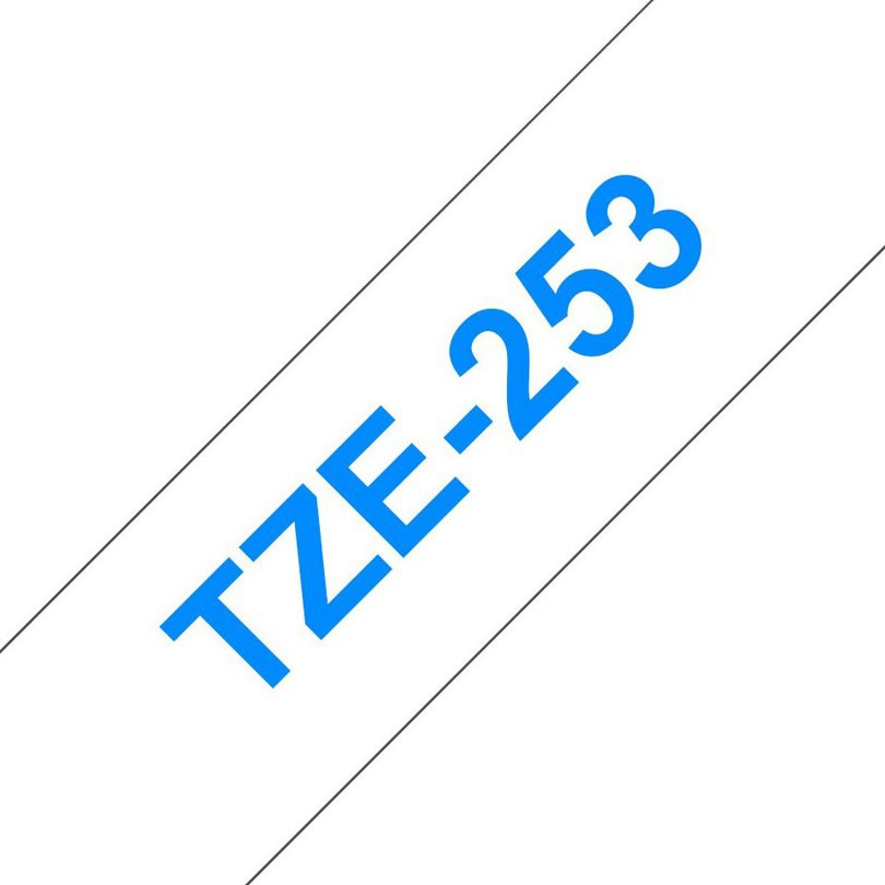Brother TZe tape 24mmx8m blue/white