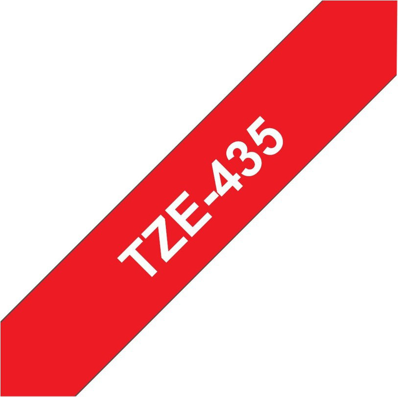Brother TZ tape 12mmx8m white/red