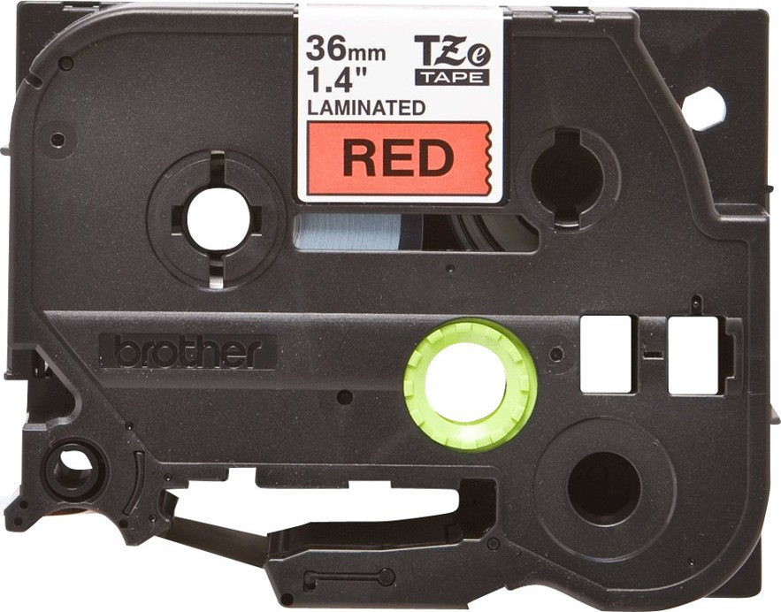 BildeBrother TZe tape 36mmx8m black/red