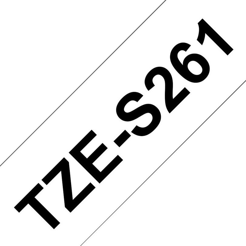 TZeS tape 36mmx8m strong black/white