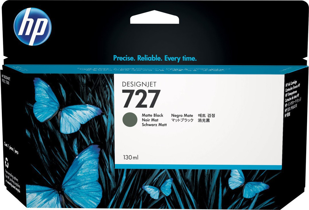 HP Ink B3P22A 727 Matte Black 130ml