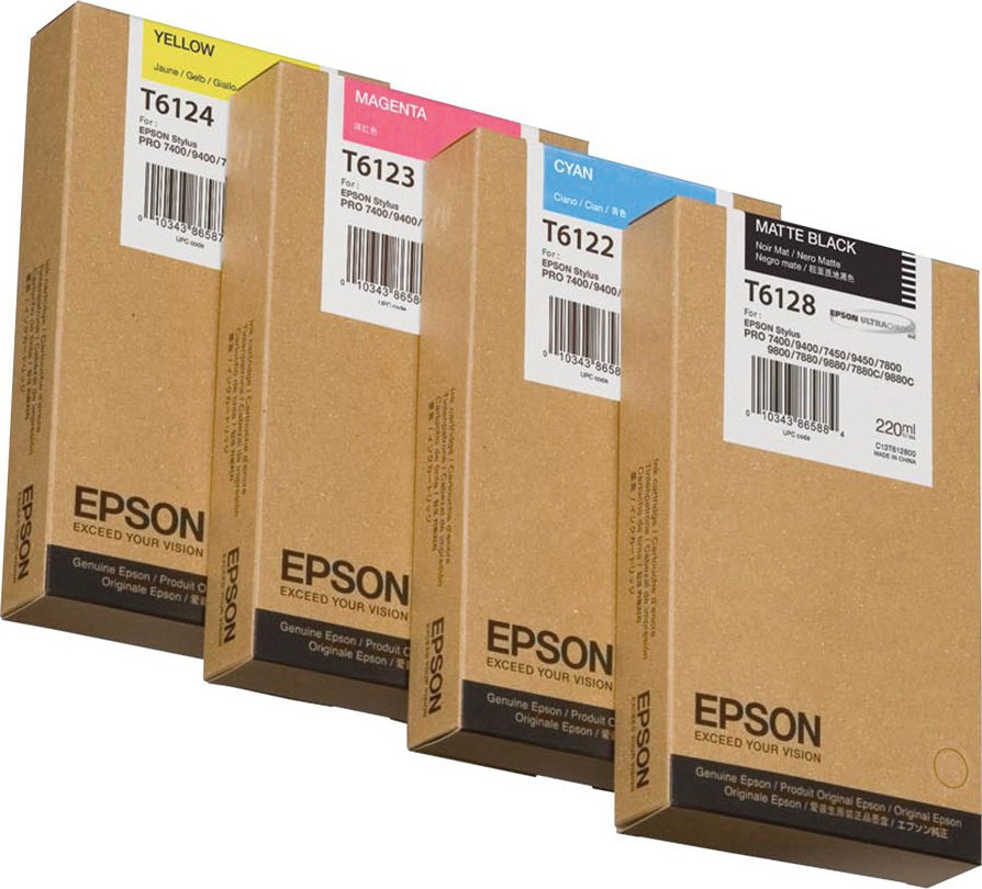 EPSON Ink UltraChrome T612400 Yellow 220ml