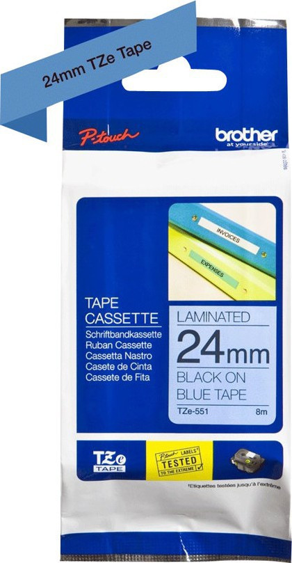 Brother TZe tape 24mmx8m black/blue
