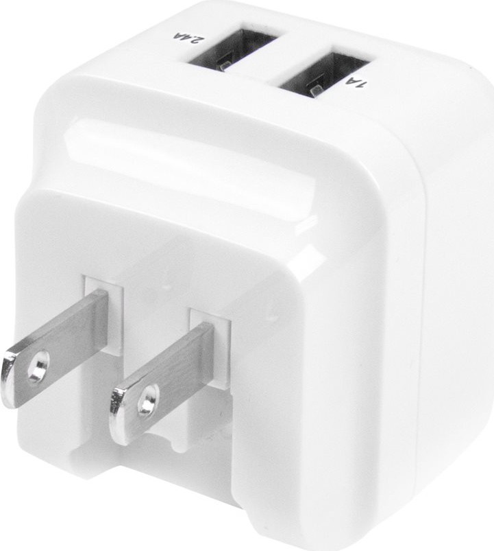 STARTECH White 5V / 3.4A Dual USB NA/UK/