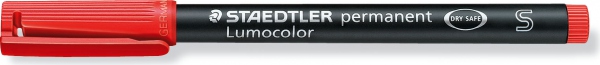 STAEDTLER Merkepenn Lumocolor Perm. 0.4mm rd