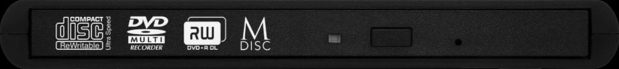 Mobile DVD rewriter USB 2.0, Black