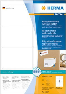 BildeHerma Etiketter Movables 99,1x67,7 (100)