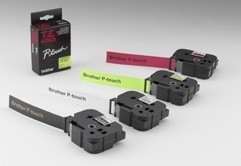 BildeBrother P-Touch Tape Blå På Hvit 24mm (8m)