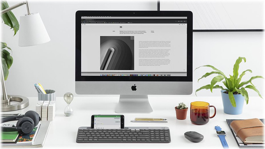 K580 Slim Multi-Device Wireless Keyboard, Graphite (Nordic)