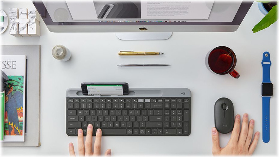 K580 Slim Multi-Device Wireless Keyboard, Graphite (Nordic)