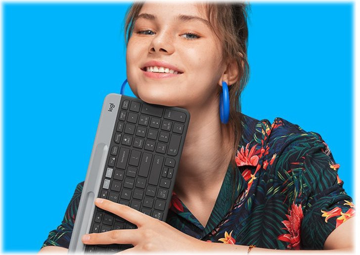K580 Slim Multi-Device Wireless Keyboard, Graphite (Nordic)