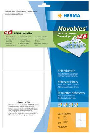 Herma Etiketter Movables 99,1x139 (25)