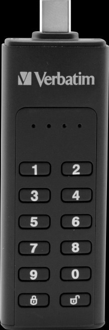 BildeUSB 3.0 Keypad Secure Drive 128GB, Black (USB-C)