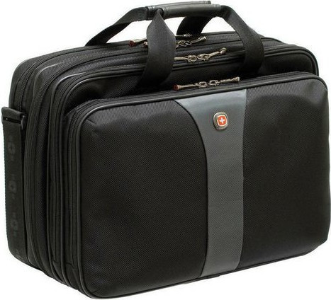 WENGER Legacy Double Gusset   17" Top Load Computer Case New logo