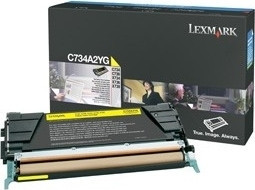 BildeLexmark Toner Gul C734A2YG (6.000 sider)