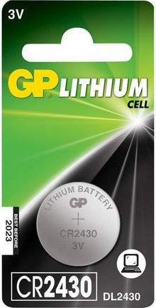 GP Lithium Coin Cell CR2430 1-pack