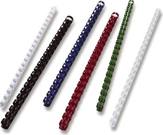 GBC CombBind Binding Combs 8mm A4 21R Black (100)