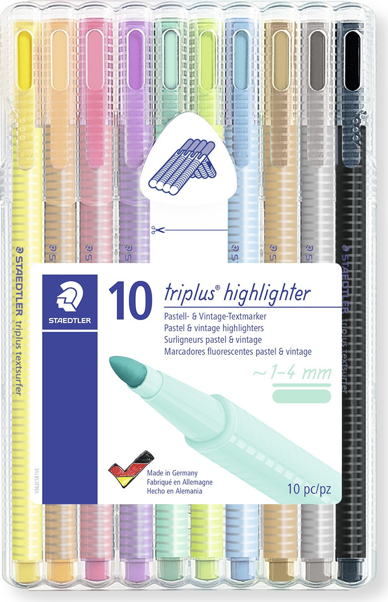 BildeOverstrykningspenn Textsurfer Triplus assortert (10)