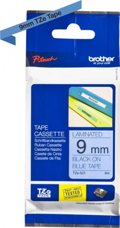 Brother TZe tape 9mmx8m black/blue