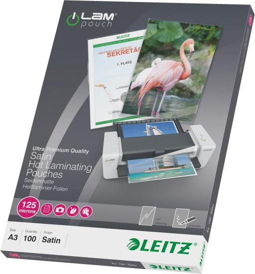 BildeLeitz Lamineringslomme A3 125my matt (100)