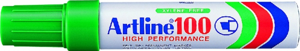 Artline 100 Permanent Merkepenn12.0 grnn
