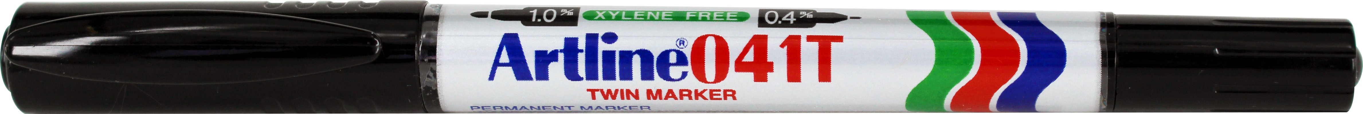 Artline 041T Merkepenn 2-i-1 sort