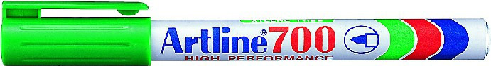 BildeArtline 700 Merkepenn Permanent 0.7mm grnn