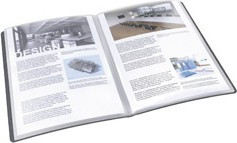 Esselte Panorama Pres.mappe Vivida PP 20l. sort