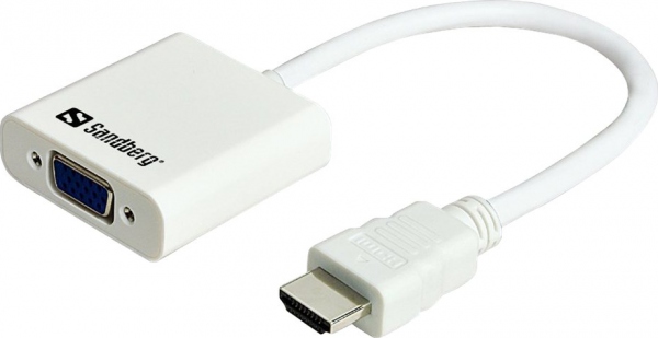 HDMI to VGA Converter, White