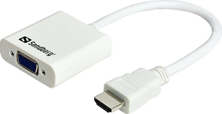 HDMI to VGA Converter, White