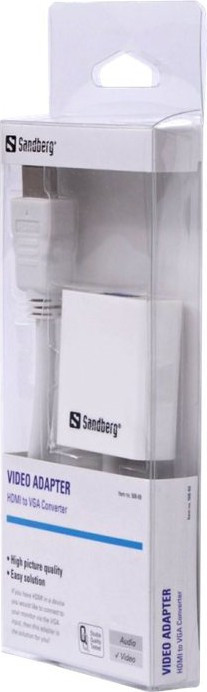HDMI to VGA Converter, White
