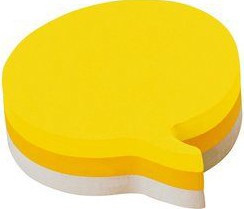 Post-it Klistrelapper 70x70 kubeblokk "snakkeboble"