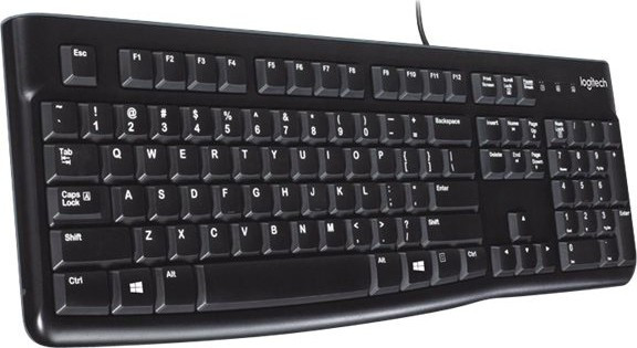 LOGI K120 Corded Keyboard black (DE)