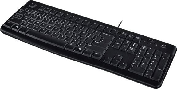 LOGI K120 Corded Keyboard black (DE)