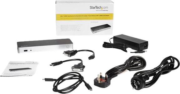 STARTECH Dual HDMI/DVI USB-C Dock