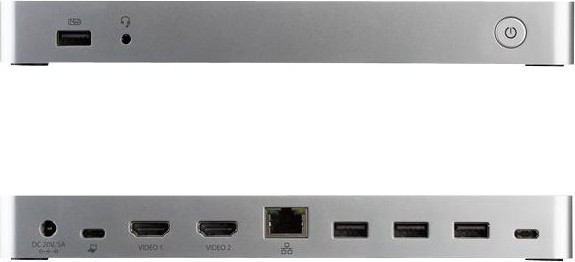STARTECH Dual HDMI/DVI USB-C Dock