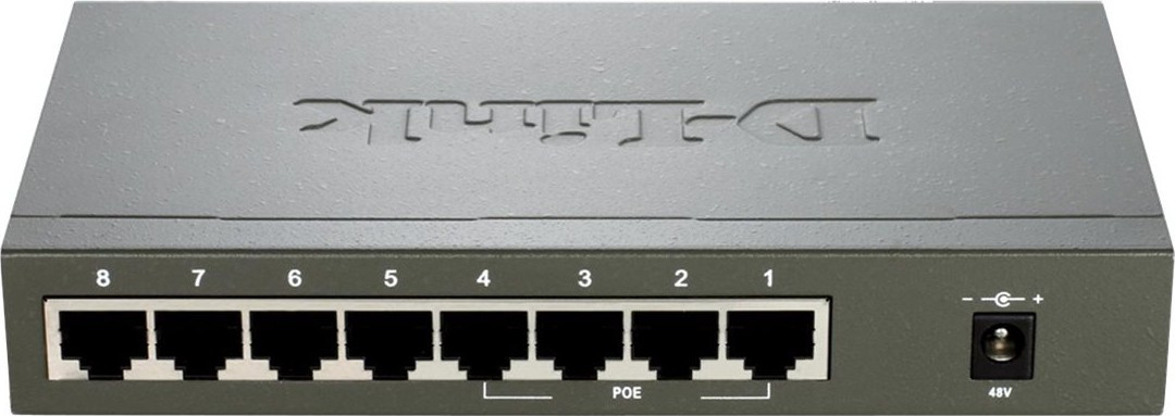 D-LINK 8P Layer2 PoE FastEthernet Switch