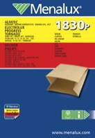Menalux Støvsugerpose 1830 P (10 poser)