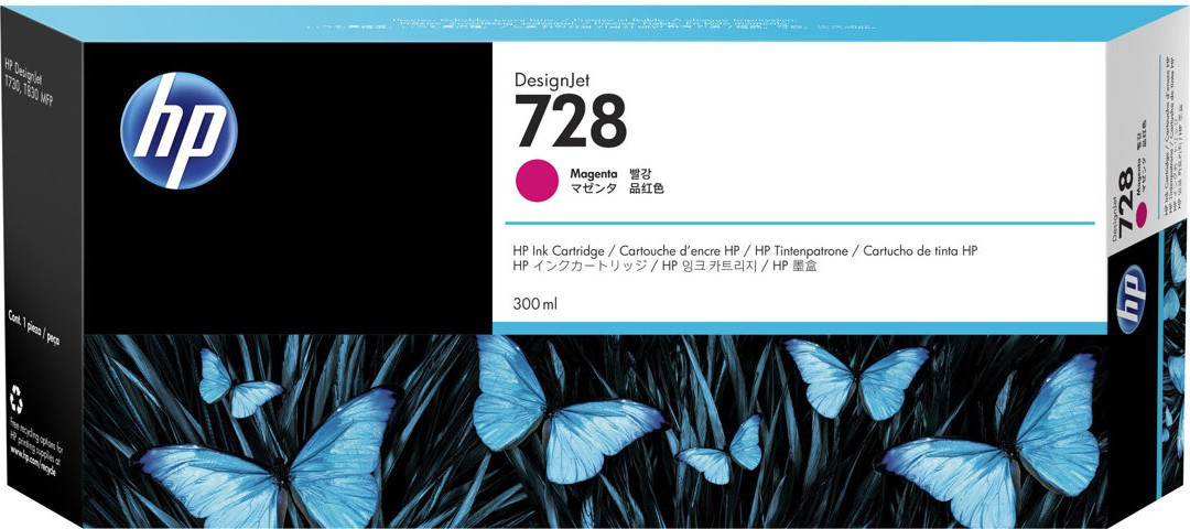 No728 Magenta ink cartridge 300ml
