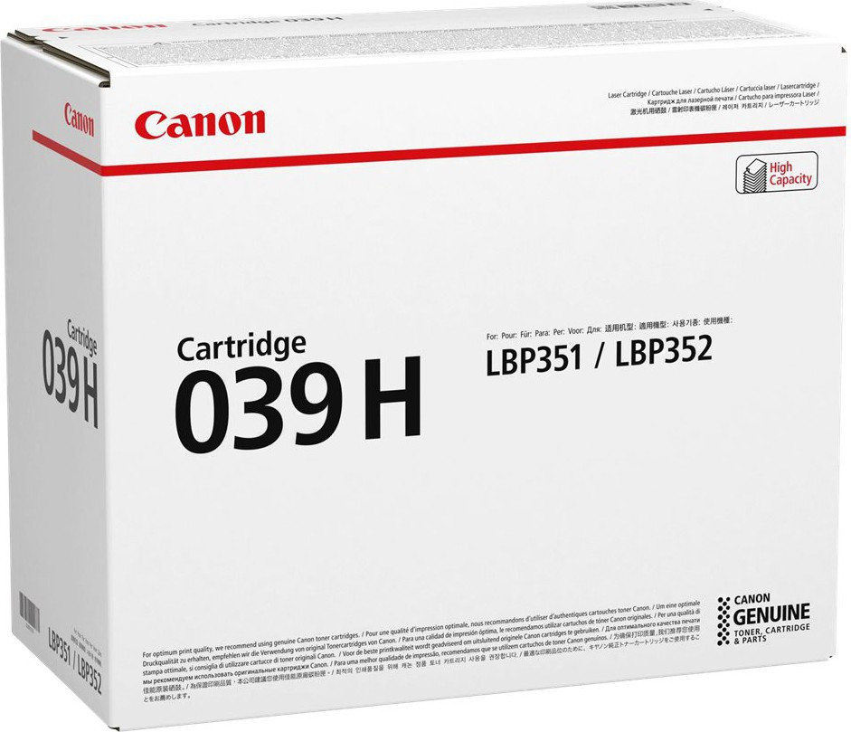CRG 039H black toner