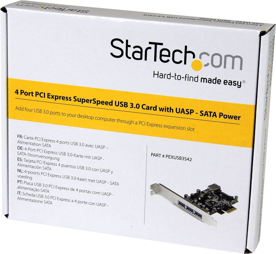 STARTECH PEXUSB3S42 4 Port USB 3.0 PCI E