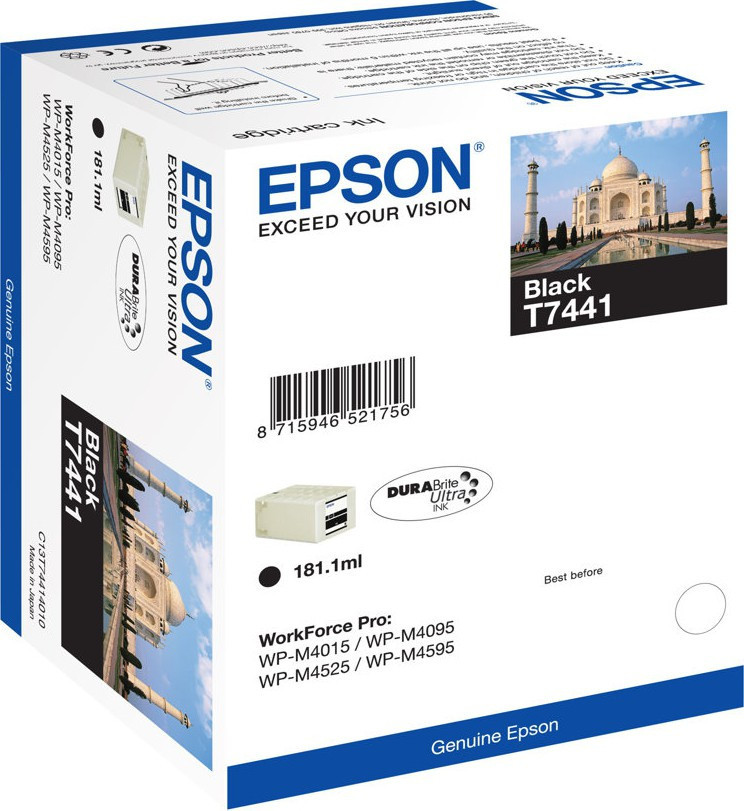 Epson Blekkpatron Sort T7441 (181ml)