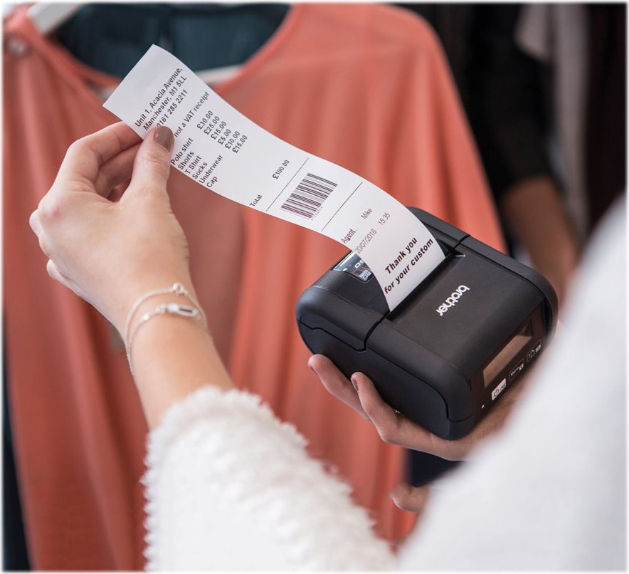 Mobile printer RJ-2150 Wi--Fi and Bluetooth with display